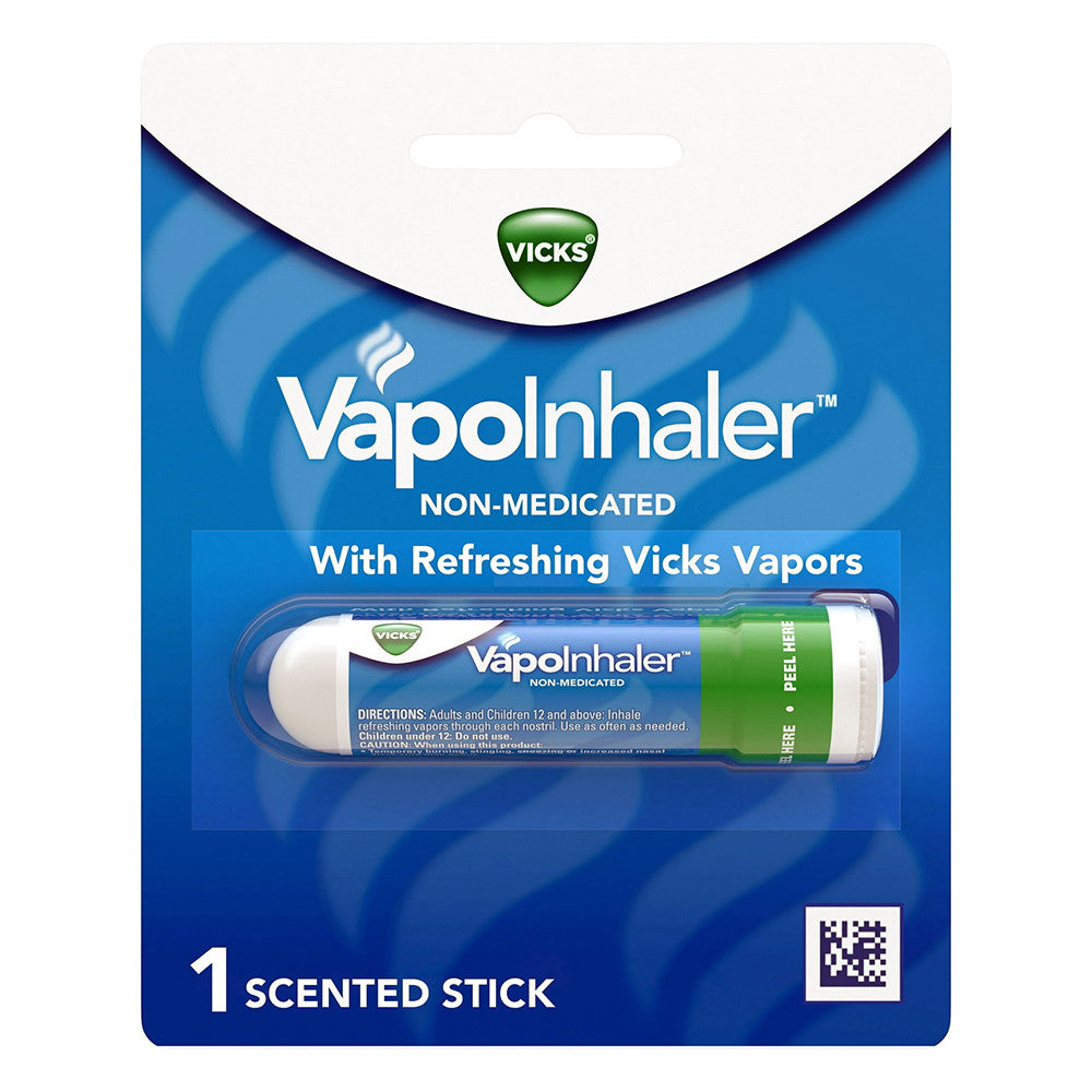 Vicks VapoInhaler Non-Medicated Menthol Vapor, 0.007 oz